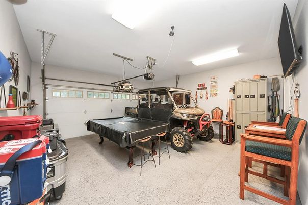 Billiard Table, Game Room, Garage, Interior