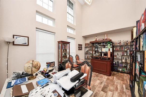 Home Office, Interior, Wood Texture Flooring