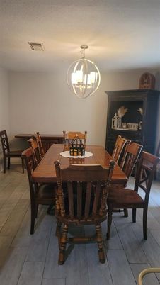 Dining room, Interior, Pendant Lights