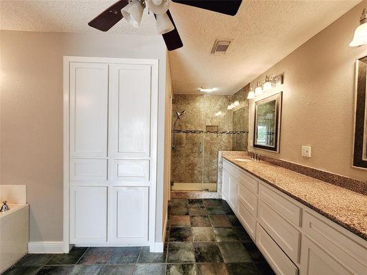 Bathroom, Dual Sink Vanities, Glass Shower, Interior