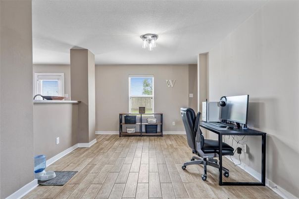 Home Office, Interior, Wood Texture Flooring