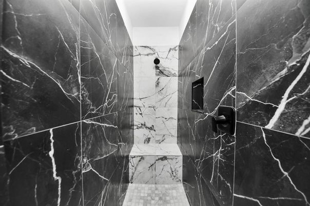 Bathroom, Interior, Marble Walls