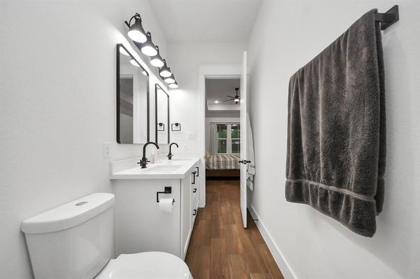 Bathroom, Interior, Wood Texture Flooring
