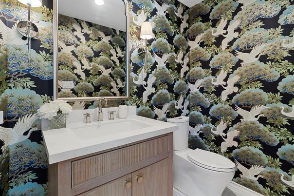 Bathroom, Interior, Recessed Lighting