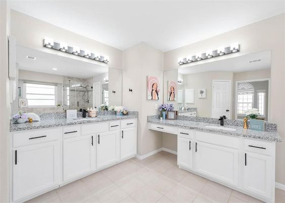 Bathroom, Dual Sink Vanities, Interior