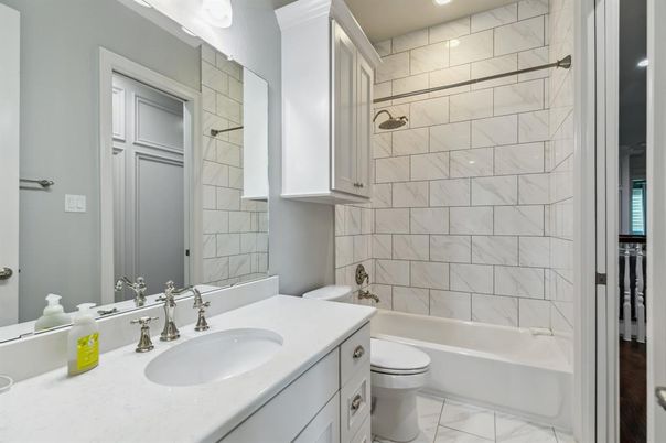 Bathroom, Interior, Marble, Marble Walls, Recessed Lighting