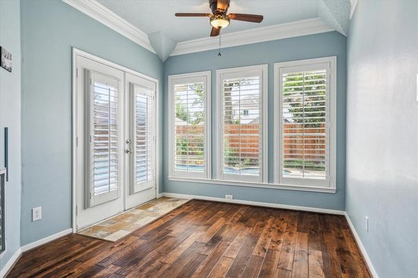 Empty room, Interior, Wood Texture Flooring