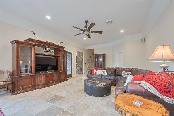 Interior, Living room, Recessed Lighting