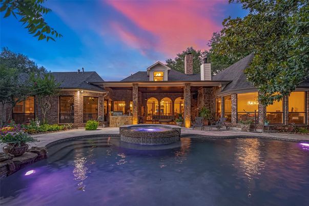 Exterior, Facade, Brick Facade, Pool, French Provincial