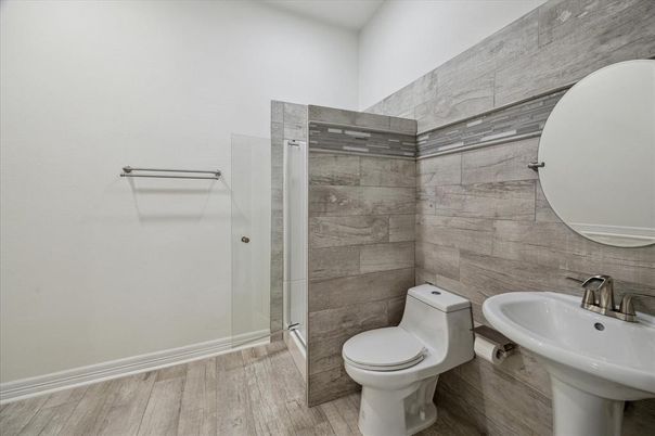 Bathroom, Interior, Wood Texture Flooring