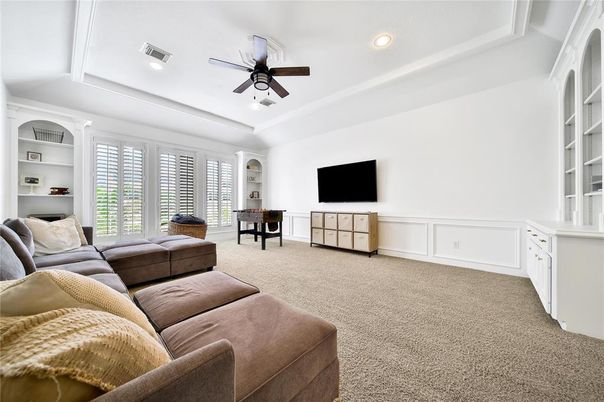 Interior, Living room, Recessed Lighting