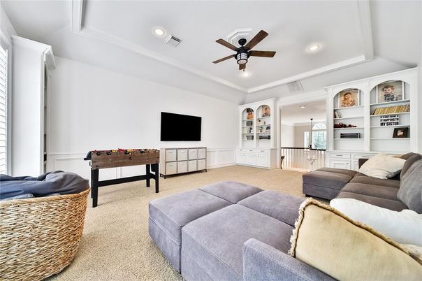 Game Room, Interior, Living room, Recessed Lighting