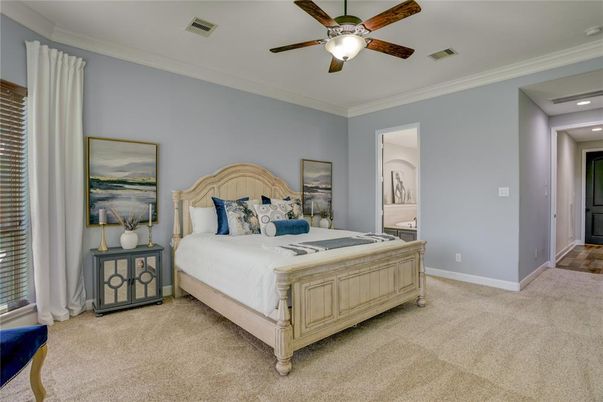 Bedroom, Interior, Recessed Lighting