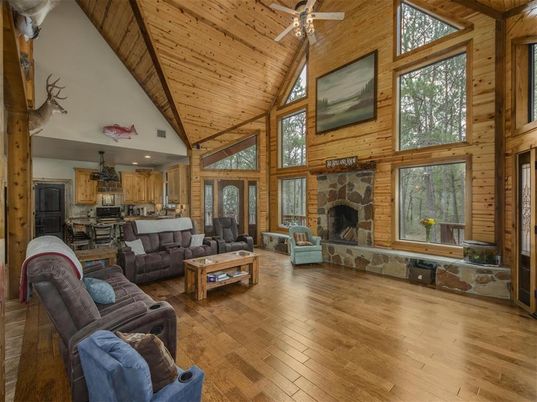 Fireplace, Interior, Kitchen, Living room, Wooden Ceilings, Wood Texture Flooring, Wooden Walls