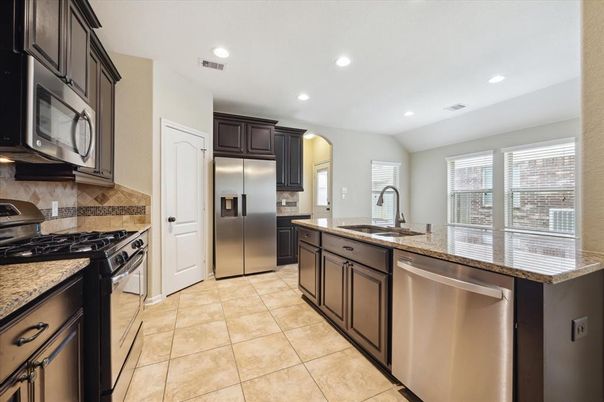 Interior, Kitchen, Recessed Lighting, Stainless Steel Appliances