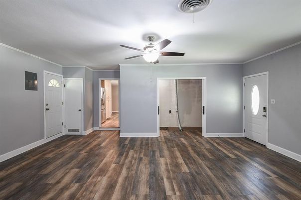 Empty room, Interior, Wood Texture Flooring