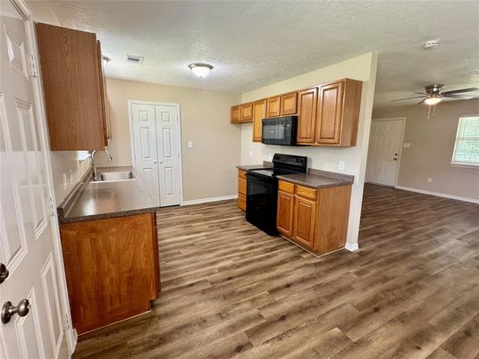 Interior, Kitchen, Wood Texture Flooring