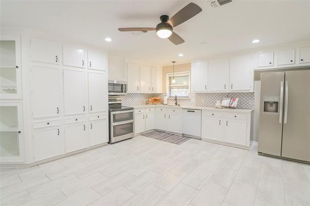 Interior, Kitchen, Recessed Lighting, Stainless Steel Appliances