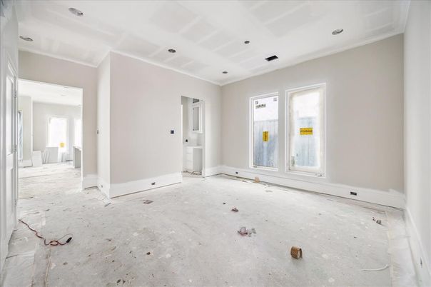 Empty room, Interior, Recessed Lighting