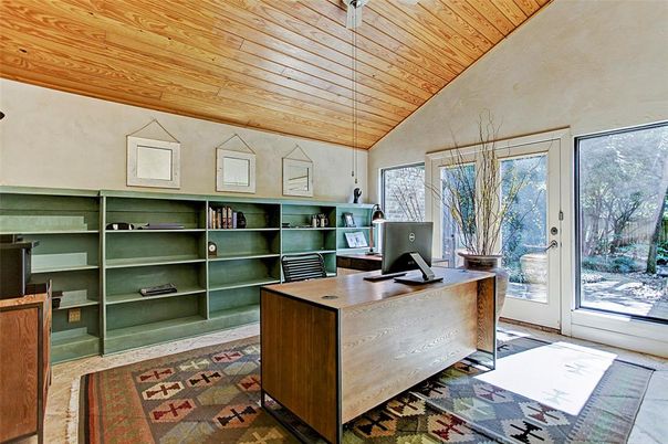 Home Office, Interior, Wooden Ceilings