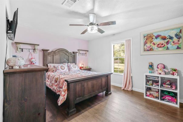 Bedroom, Interior, Wood Texture Flooring