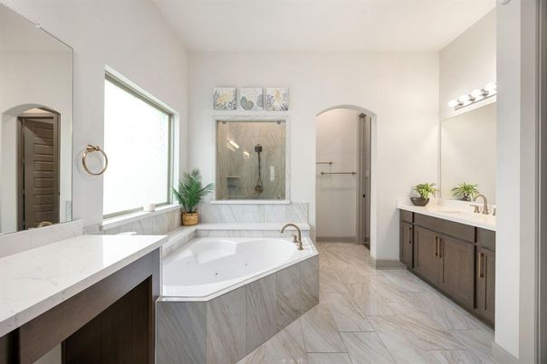 Bathroom, Dual Sink Vanities, Interior, Marble