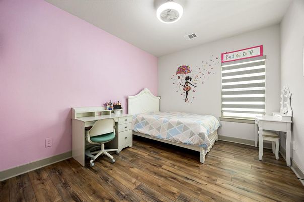 Bedroom, Home Office, Interior, Wood Texture Flooring