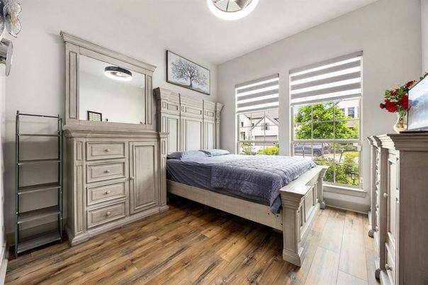 Bedroom, Interior, Wood Texture Flooring