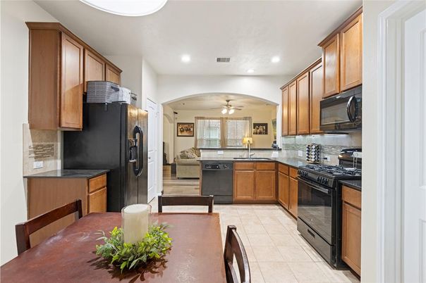 Dining room, Interior, Kitchen, Recessed Lighting