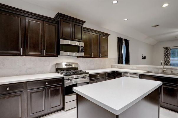 Interior, Kitchen, Recessed Lighting, Stainless Steel Appliances
