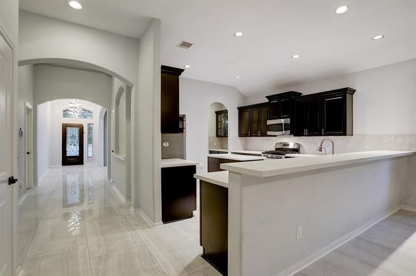 Interior, Kitchen, Recessed Lighting, Stainless Steel Appliances