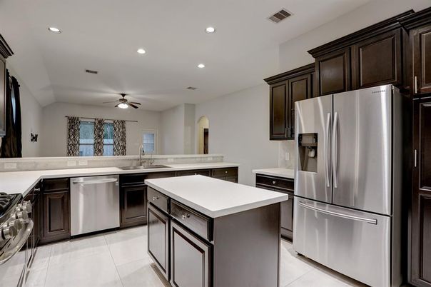 Interior, Kitchen, Recessed Lighting, Stainless Steel Appliances