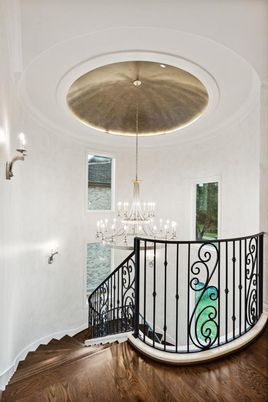 Chandelier, Interior, Wood Texture Flooring