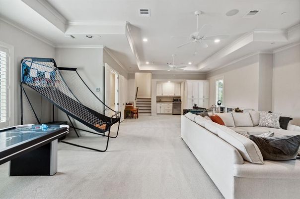 Interior, Living room, Recessed Lighting
