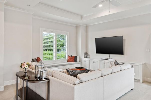 Interior, Living room, Recessed Lighting