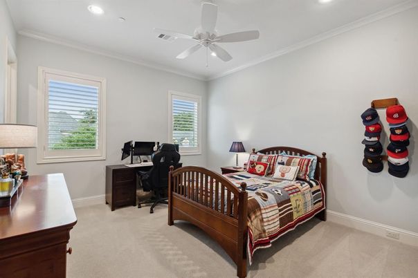 Bedroom, Home Office, Interior, Recessed Lighting
