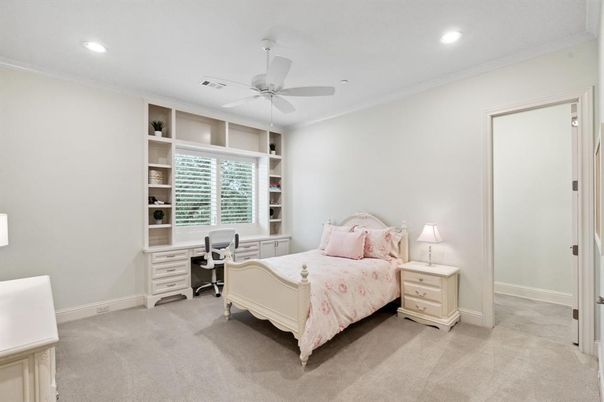 Bedroom, Home Office, Interior, Recessed Lighting