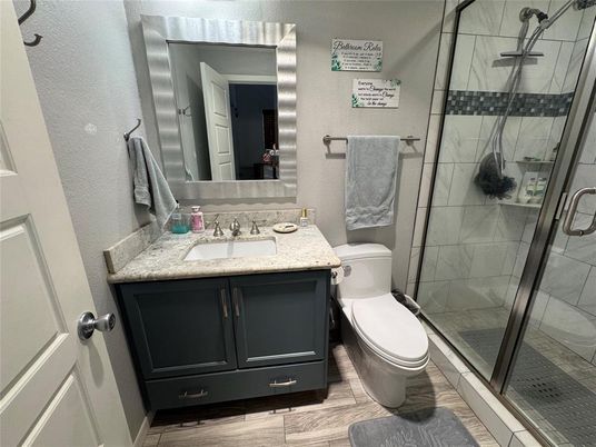 Bathroom, Glass Shower, Interior