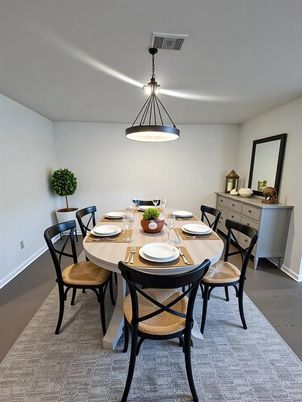 Dining room, Interior, Pendant Lights