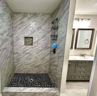 Bathroom, Interior, Marble Walls