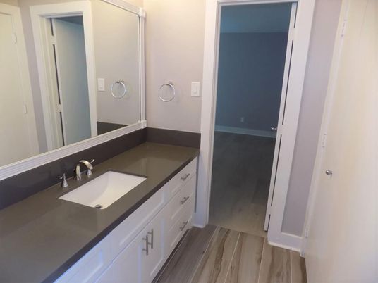 Bathroom, Interior, Wood Texture Flooring
