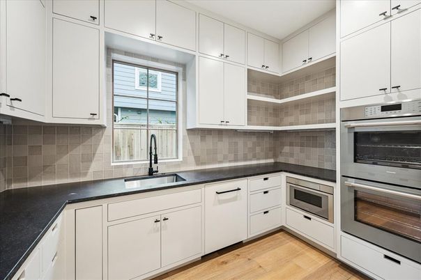 Interior, Kitchen, Wood Texture Flooring