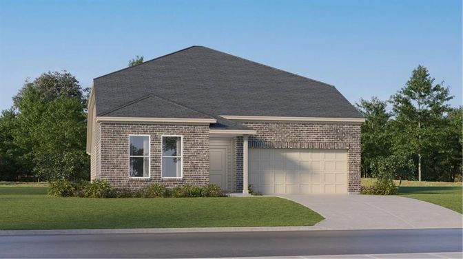 Attached, Exterior, Facade, Brick Facade, Brick Traditional