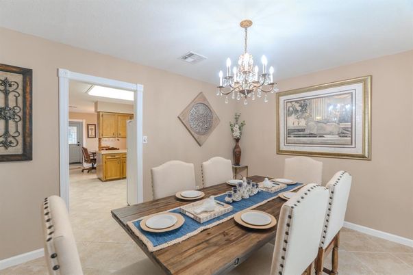 Chandelier, Dining room, Interior