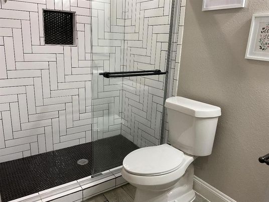 Bathroom, Glass Shower, Interior