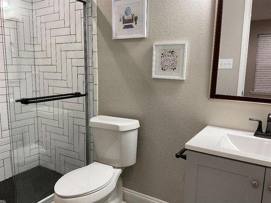 Bathroom, Glass Shower, Interior