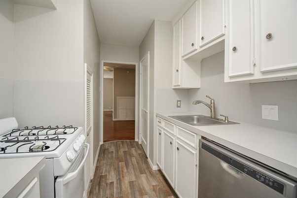 Interior, Kitchen, Wood Texture Flooring