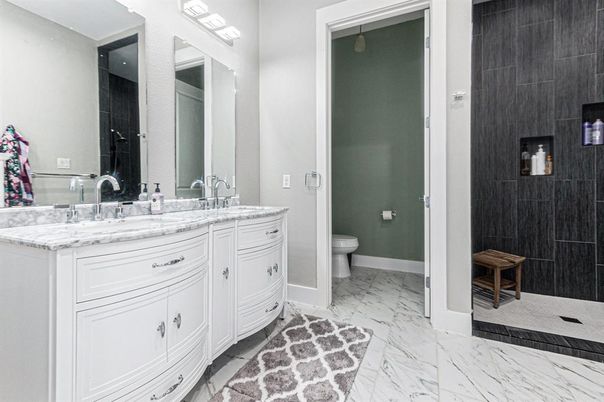 Bathroom, Dual Sink Vanities, Interior, Marble