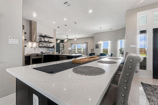 Interior, Kitchen, Pendant Lights, Recessed Lighting