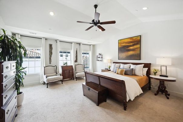 Bedroom, Interior, Recessed Lighting